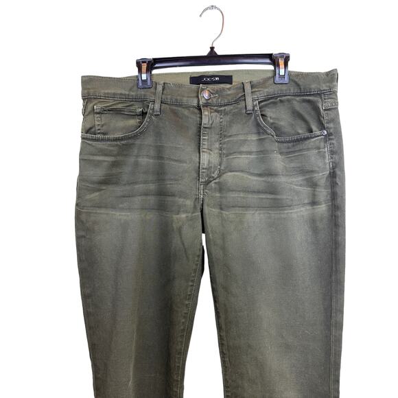 Joe's Jeans The Brixton Men's Sz: 36 Green Straight + Narrow Leg VHDDY08225 - Picture 4 of 16